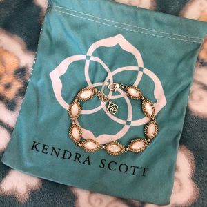 Kendra Scott Jana bracelets in ivory pearl